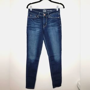 Levi's signature Modern Skinny MidRise W 27 L 32 Blue Jeans Stretchy Women Denim